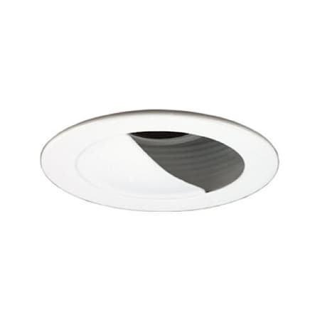 Jesco Aperture Low Voltage Trim with adjustable Step Baffle 3 in. White TM304WHWH